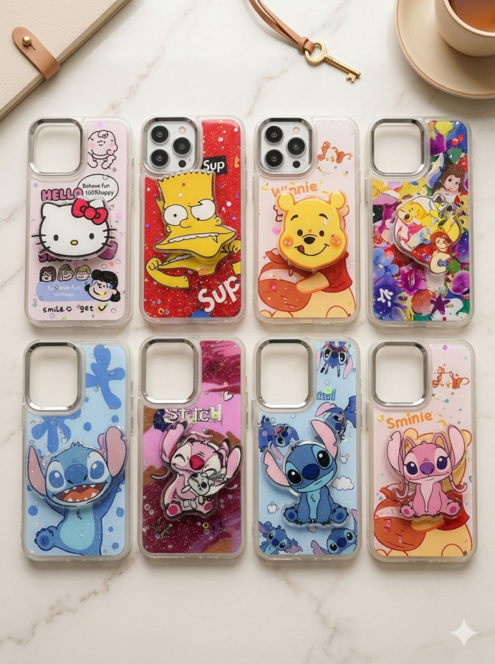 Capa Personalizada Borda Metálica com Pop Android Realme - Imagem 2