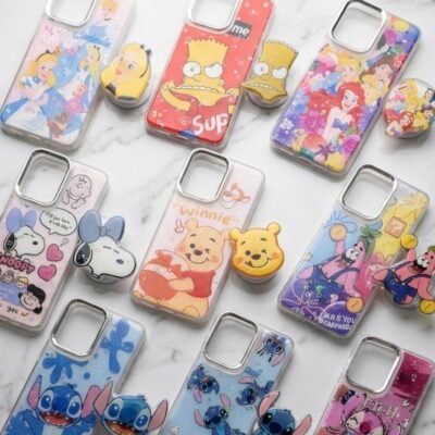 Capa Personalizada Borda Metálica com Pop iPhone