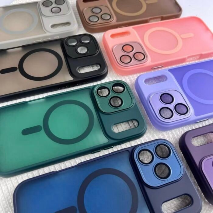 Capa Premium Reflexo MagSafe com Suporte na Câmera e Película de Lente - Imagem 4