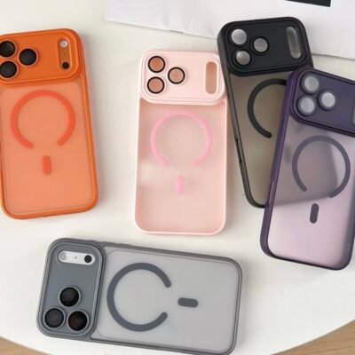 Capa Fosca MagSafe Câmera Fechada Linha 17