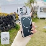 Capa Premium Color MagSafe com Suporte na Câmera e Película de Lente - Imagem 9