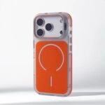 Capa Premium Color MagSafe Linha 17 com Suporte na Câmera e Película de Lente - Imagem 12