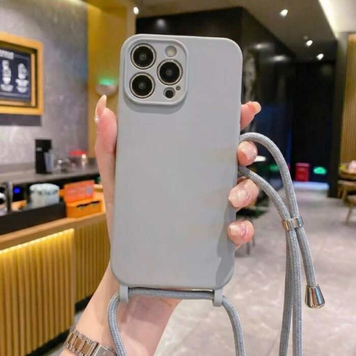 Capa Silicone com Cordão Câmera Fechada - Imagem 4