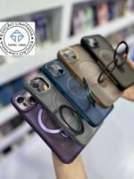 Capa Premium 360 Linha 17 Suporte Magsafe Giratório com Película de Câmera - Imagem 2