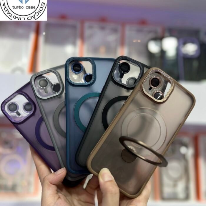 Capa Premium 360 Suporte Magsafe Giratório com Película de Câmera - Imagem 5