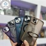 Capa Premium 360 Linha 17 Suporte Magsafe Giratório com Película de Câmera - Imagem 8