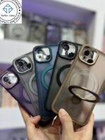 Capa Premium 360 Suporte Magsafe Giratório com Película de Câmera