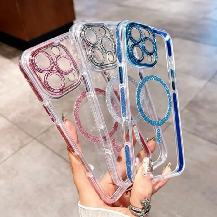 Capa Glitter MagSafe Câmera Fechada - Imagem 16