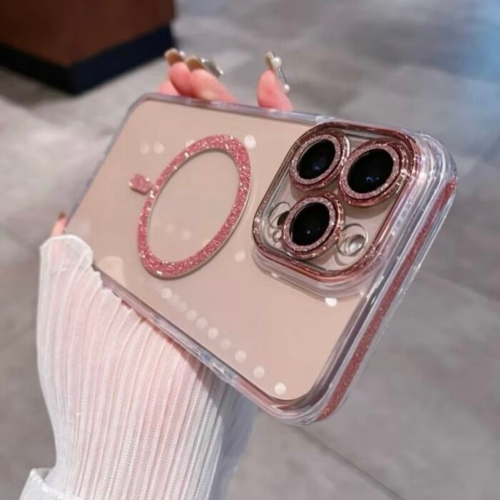 Capa Glitter MagSafe Câmera Fechada - Imagem 13
