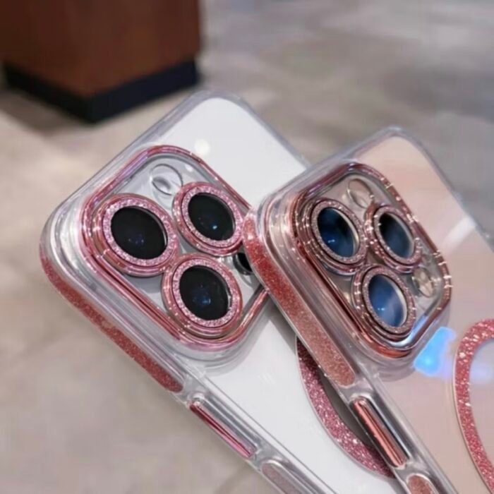 Capa Glitter MagSafe Câmera Fechada - Imagem 12
