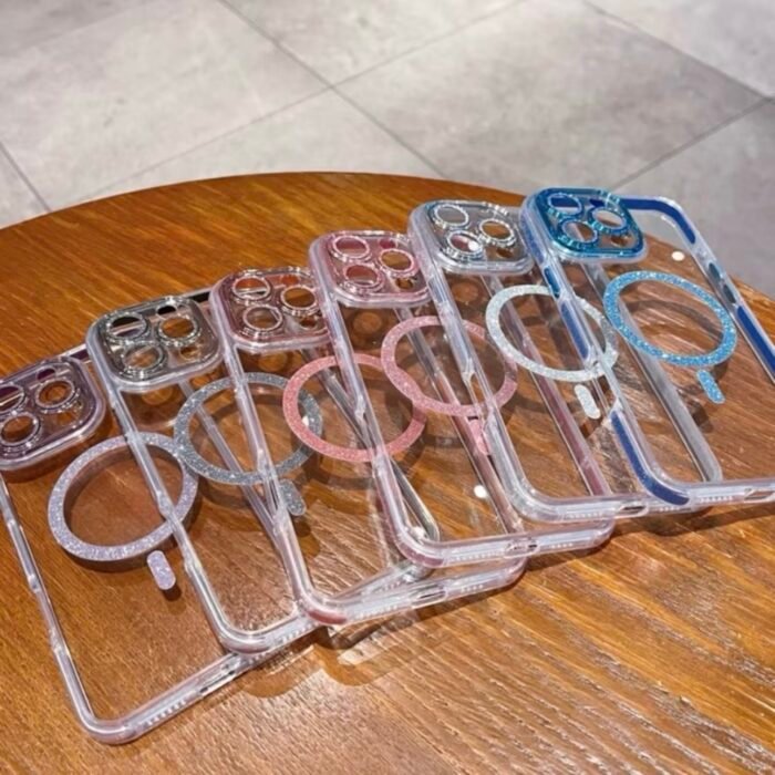 Capa Glitter MagSafe Câmera Fechada - Imagem 11