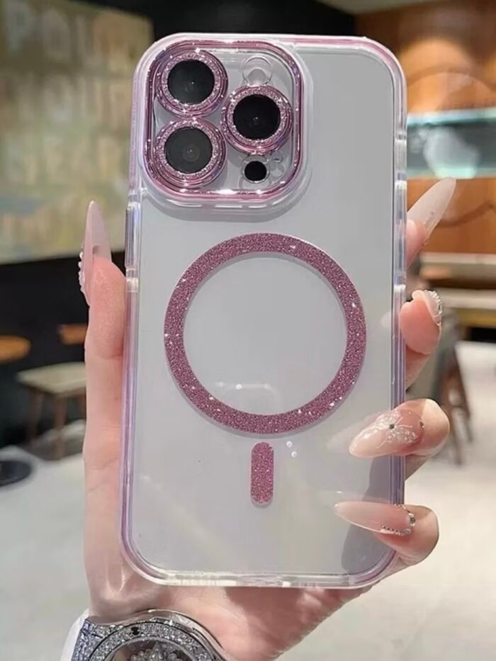 Capa Glitter MagSafe Câmera Fechada - Imagem 10