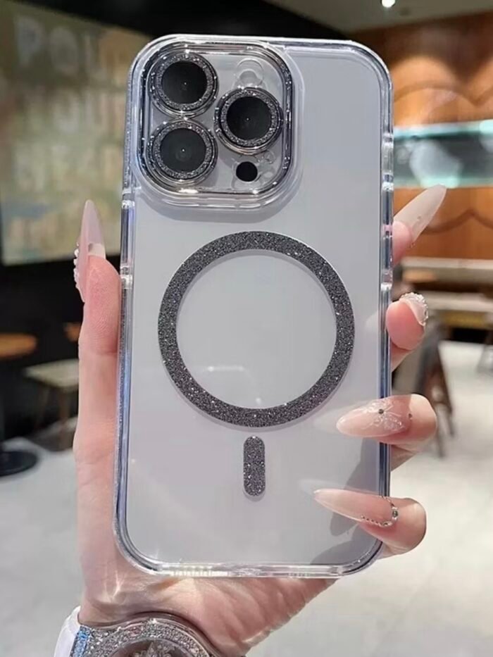 Capa Glitter MagSafe Câmera Fechada - Imagem 8