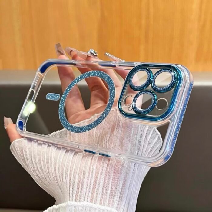 Capa Glitter MagSafe Câmera Fechada - Imagem 5