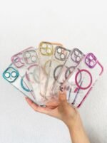 Capa Glitter MagSafe Câmera Fechada