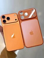 Capa Case AG Vidro Laranja Transforma em iPhone