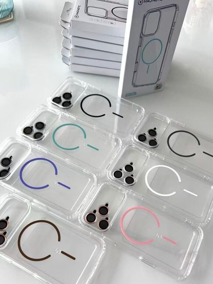 Capa Transparente Magsafe Linha 17 Policarbonato com Película de Câmera - Imagem 4