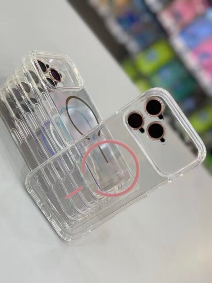 Capa Transparente Magsafe Policarbonato com Película de câmera - Imagem 3