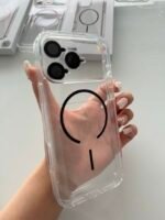 Capa Transparente Magsafe Linha 17 Policarbonato com Película de Câmera - Imagem 2