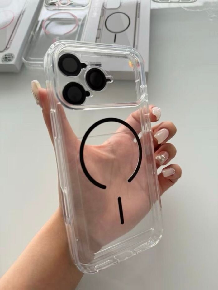 Capa Transparente Magsafe Linha 17 Policarbonato com Película de Câmera - Imagem 2