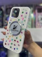 Capa Luxo pedrinha Swaroviski com brilho colorido