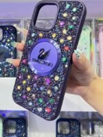 Capa Luxo pedrinha Swaroviski com brilho colorido - Imagem 3