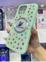 Capa Luxo pedrinha Swaroviski com brilho colorido - Imagem 2