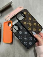 Capa Case Luxo Couro com Suporte na Câmera