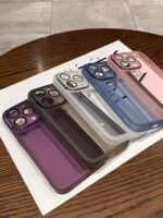 Capa Translúcida Borda Metálica Câmera Fechada