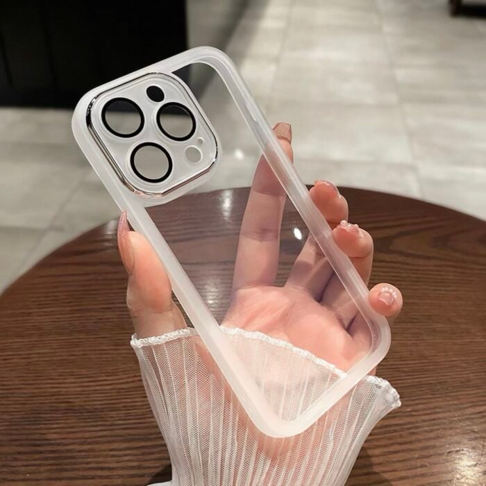 Capa Translúcida Borda Metálica Câmera Fechada - Imagem 3