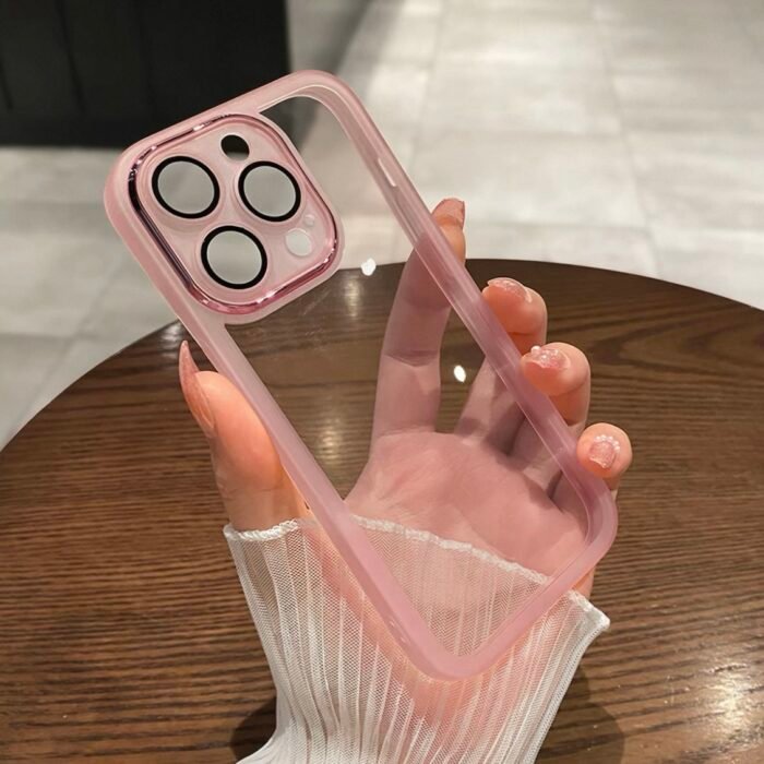 Capa Translúcida Borda Metálica Câmera Fechada - Imagem 2