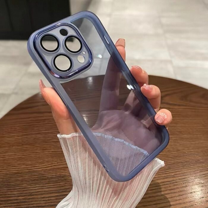 Capa Translúcida Borda Metálica Câmera Fechada - Imagem 6