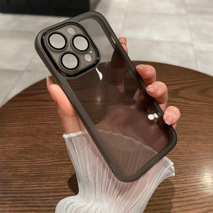 Capa Translúcida Borda Metálica Câmera Fechada - Imagem 5