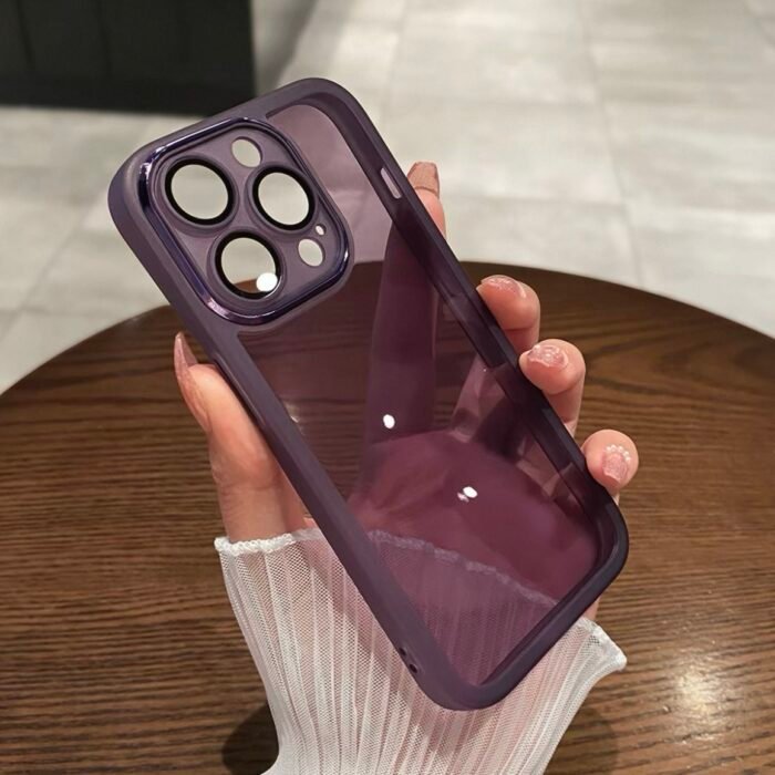 Capa Translúcida Borda Metálica Câmera Fechada - Imagem 4