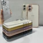 Capa Clear Transparente Borda Glitter Câmera Fechada - Imagem 8