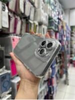 Capa Clear Transparente Borda Glitter Câmera Fechada - Imagem 14