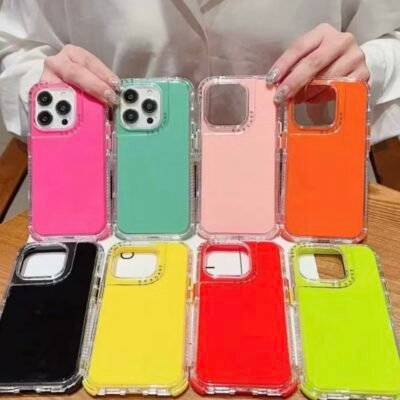 Capa Anti-Shock Neon Desmontável 2 em 1 iPhone