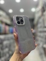 Capa Borda Colorida com Glitter Camera Metálica Strass - Imagem 2