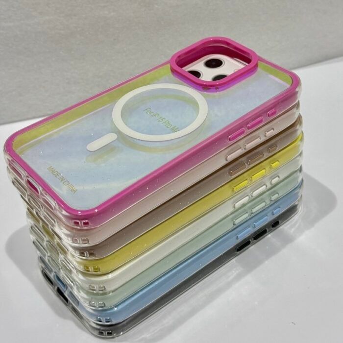 Capa Borda Colorida Holográfica MagSafe - Imagem 3