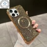 Capa Luxo Strass Brilho MagSafe - Imagem 3