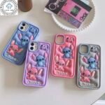 Capa Personagem Emborrachado Silicone Borda Colorida - Imagem 2