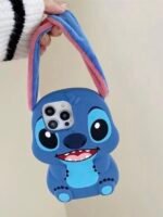 Capa Personagem com Suporte Alça Orelha Silicone Emborrachado
