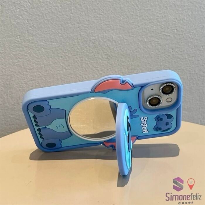 Capa Personalizado Suporte com Espelho Silicone - Imagem 7