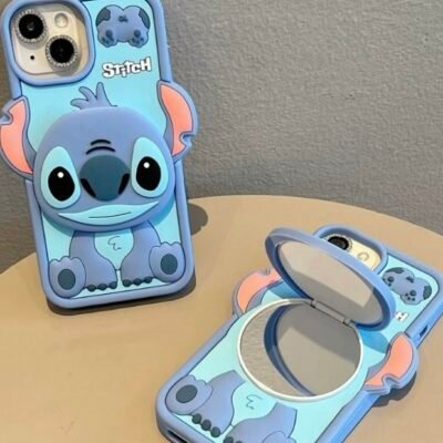 Capa Personalizado Suporte com Espelho Silicone