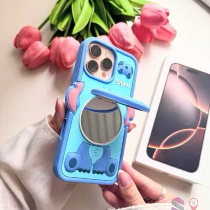 Capa Personalizado Suporte com Espelho Silicone - Imagem 5