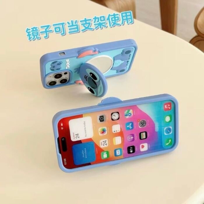 Capa Personalizado Suporte com Espelho Silicone - Imagem 3