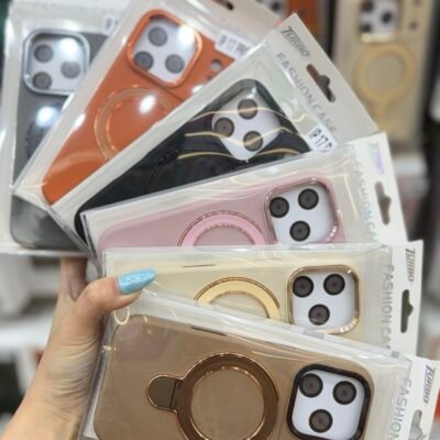 Capas Premium COURO SUPORTE  MagSafe