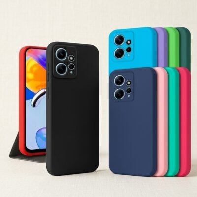 Capa Silicone Aveludado Modelo Atual Android Realme