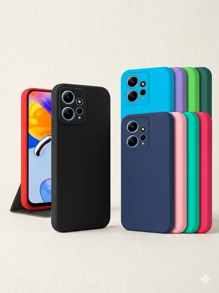 Capa Silicone Aveludado Modelo Lançamento Android Realme - Imagem 13