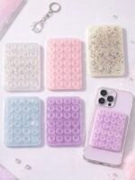 Ventosa Glitter Adesivo Colorido Pequeno